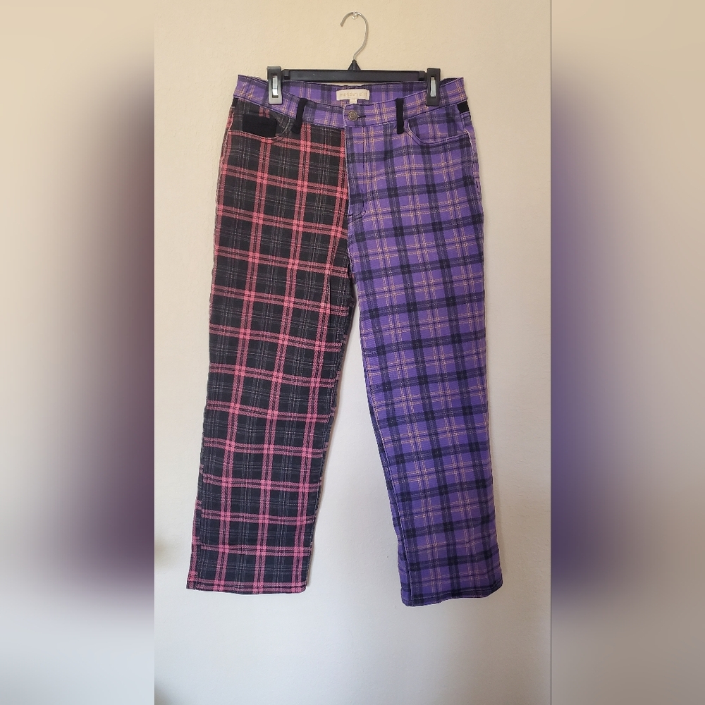 Madden Girl Plaid/gingham jeans